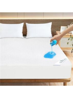 Waterproof Full Size Mattress Protector Soft Terry Cover Fitted Bed Sheet